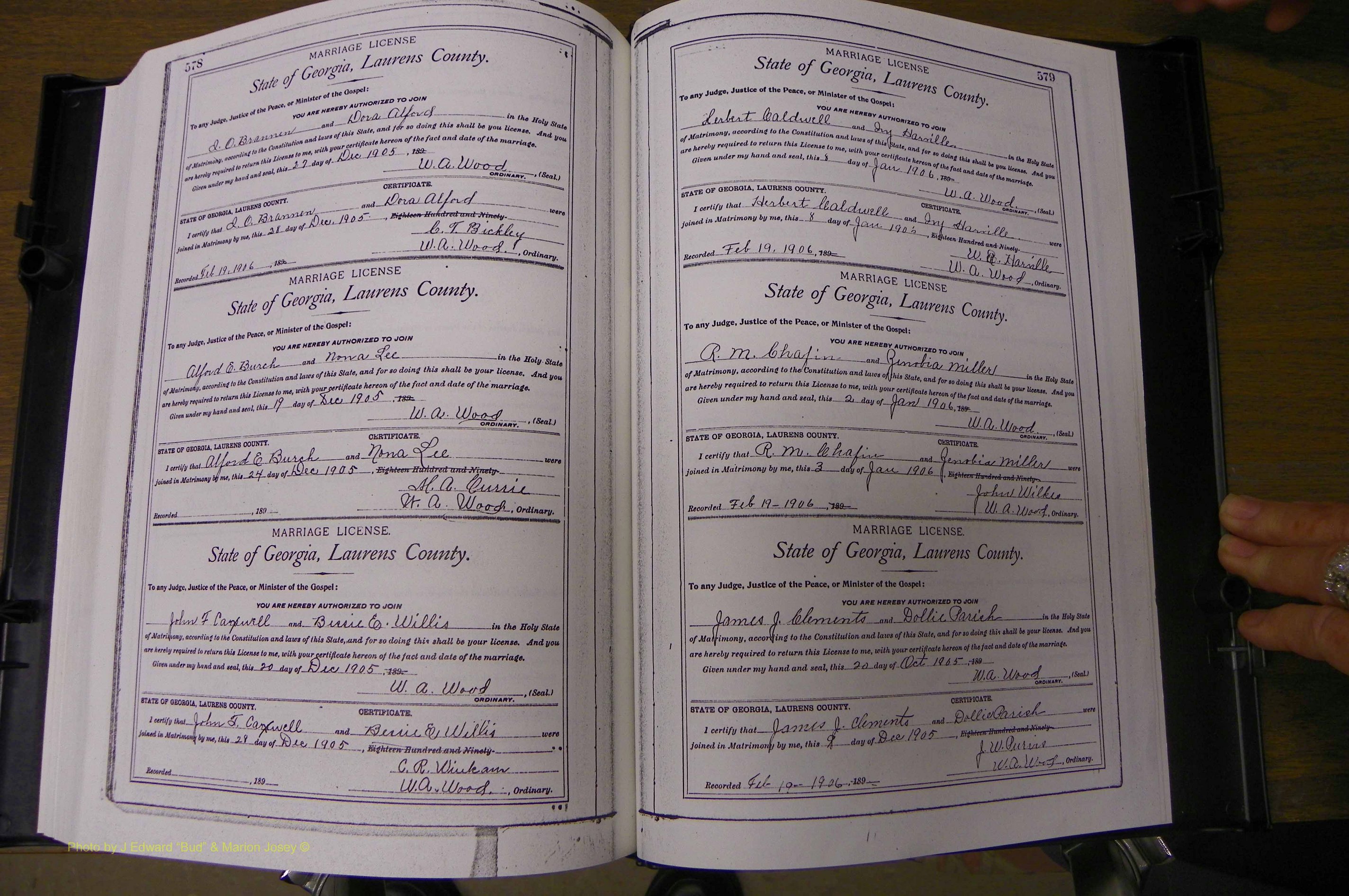 Laurens Co, GA, Marriages Book L, 1892 - 1906, P 578-679.JPG