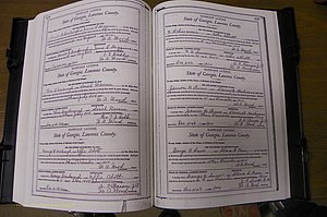Laurens Co, GA, Marriages Book L, 1892 - 1906, P 518-519.JPG