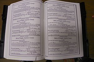 Laurens Co, GA, Marriages Book L, 1892 - 1906, P 526-527.JPG