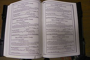 Laurens Co, GA, Marriages Book L, 1892 - 1906, P 530-531.JPG