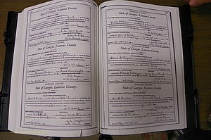 Laurens Co, GA, Marriages Book L, 1892 - 1906, P 536-537.JPG