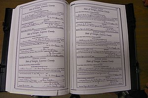 Laurens Co, GA, Marriages Book L, 1892 - 1906, P 542-543.JPG