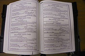 Laurens Co, GA, Marriages Book L, 1892 - 1906, P 544-545.JPG