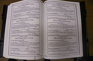 Laurens Co, GA, Marriages Book L, 1892 - 1906, P 550-551.JPG