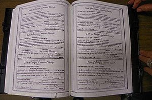 Laurens Co, GA, Marriages Book L, 1892 - 1906, P 556-557.JPG