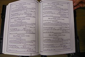 Laurens Co, GA, Marriages Book L, 1892 - 1906, P 582-583.JPG