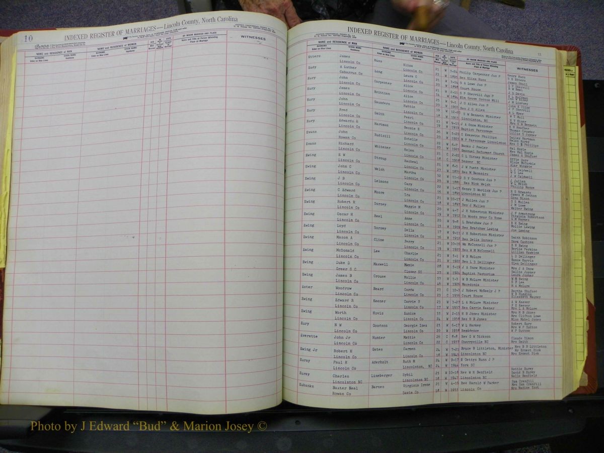 Lincoln Marriages, A-Z, From Beginning 150.JPG