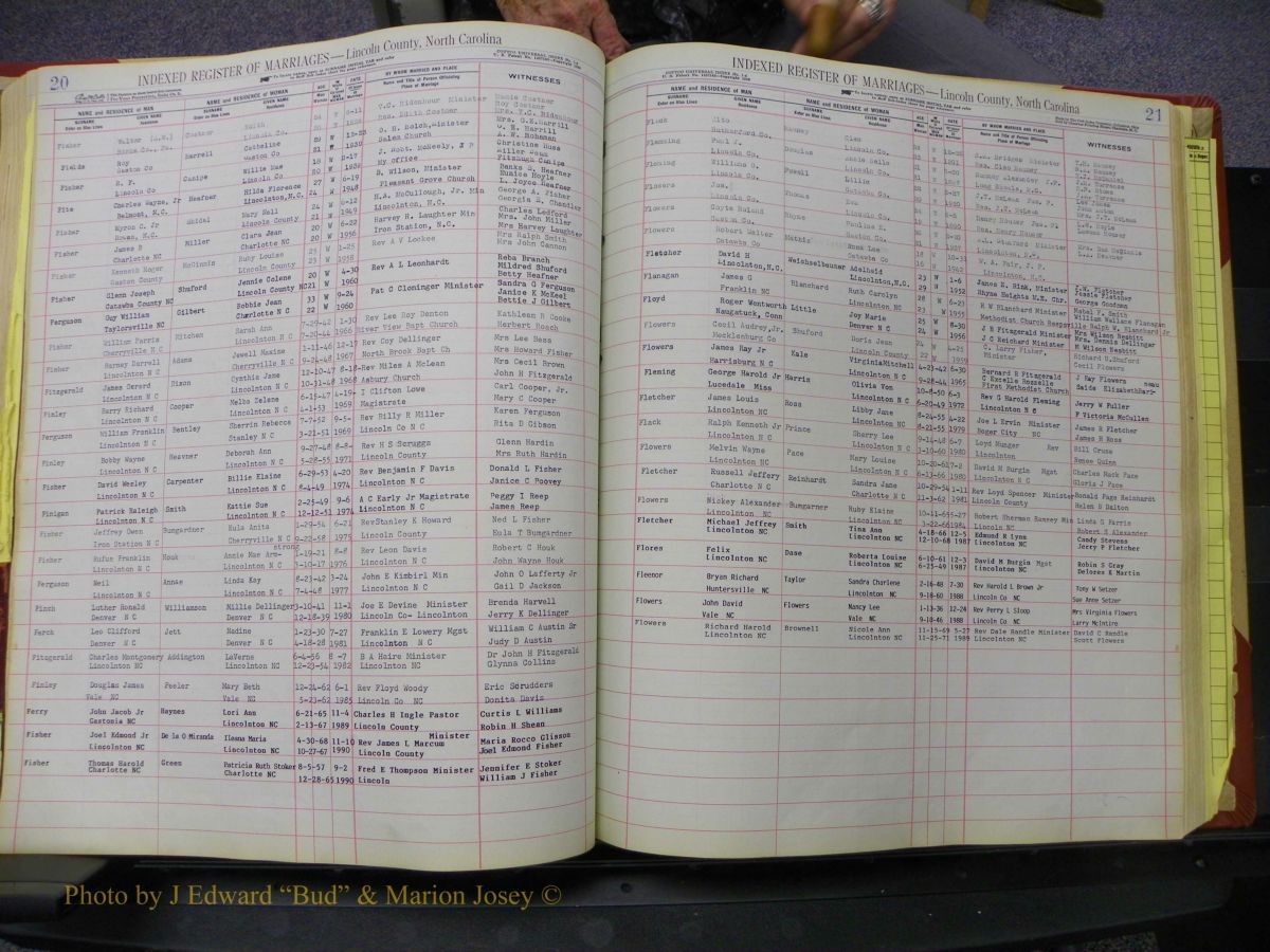Lincoln Marriages, A-Z, From Beginning 154.JPG