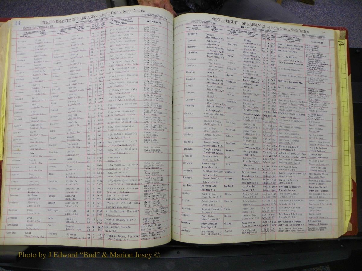 Lincoln Marriages, A-Z, From Beginning 173.JPG