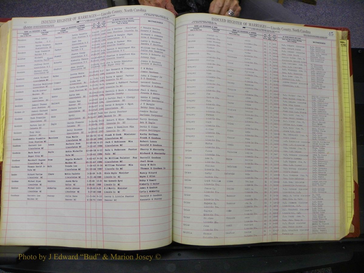Lincoln Marriages, A-Z, From Beginning 175.JPG