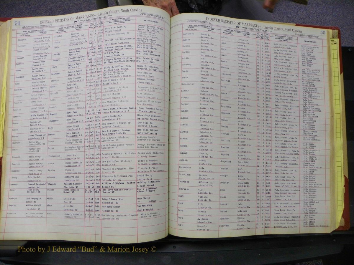 Lincoln Marriages, A-Z, From Beginning 182.JPG