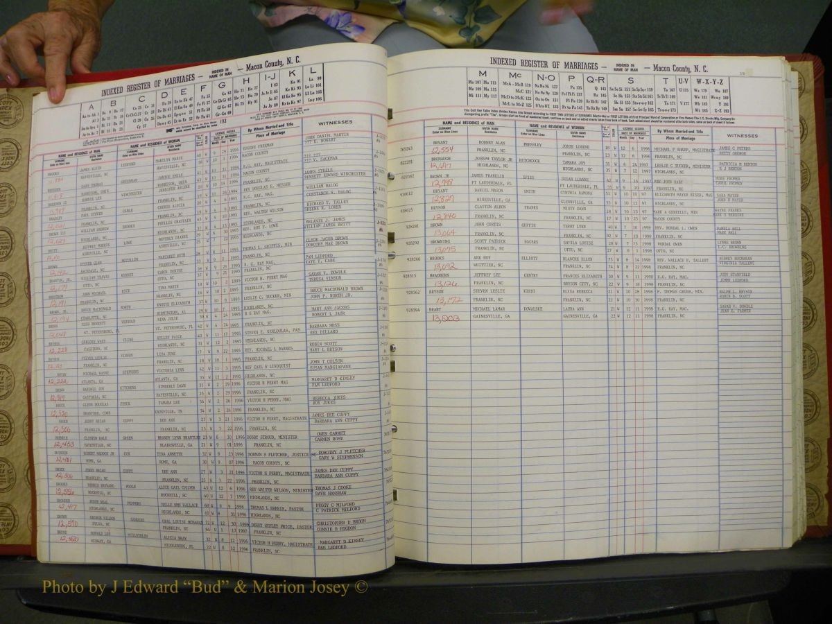 Macon Marriage Index, Male & Female 1943-1998 088.JPG