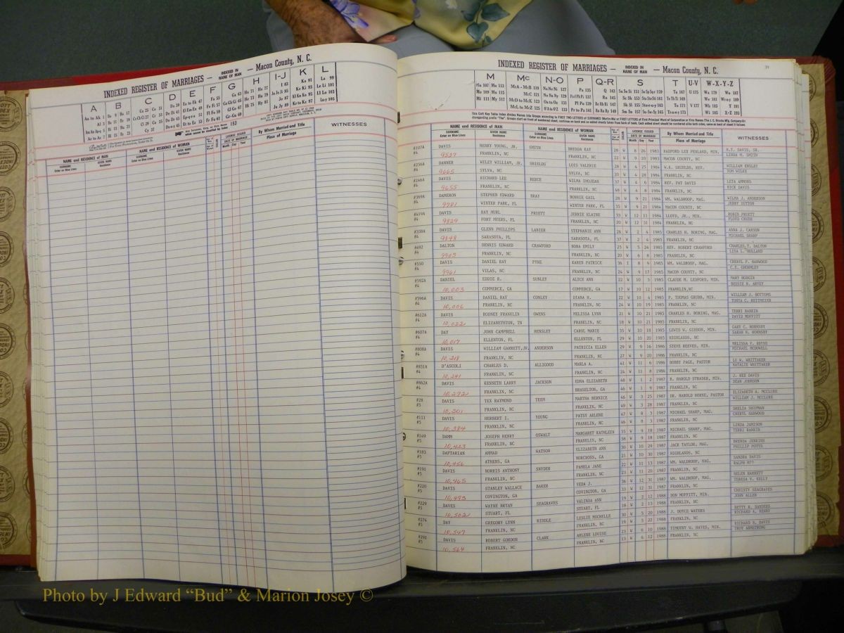 Macon Marriage Index, Male & Female 1943-1998 103.JPG