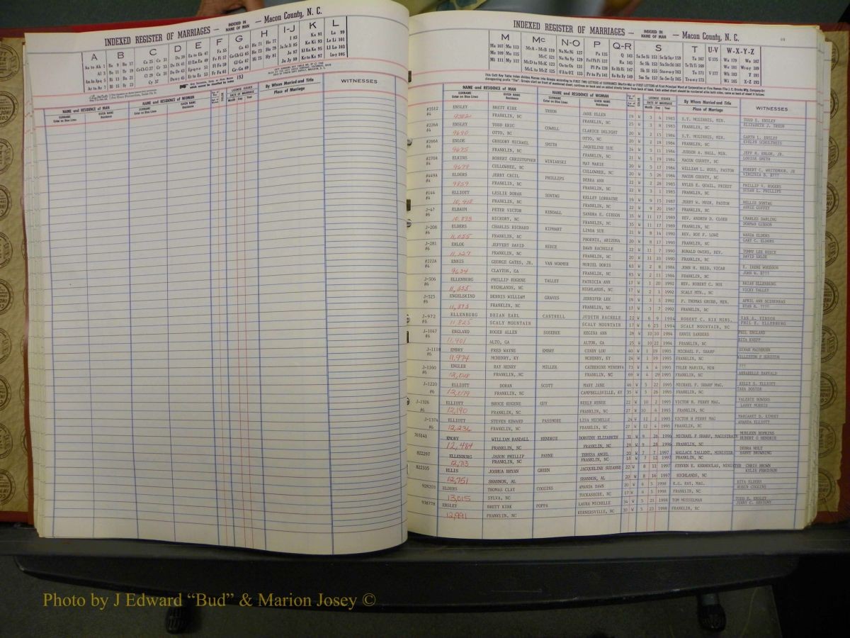 Macon Marriage Index, Male & Female 1943-1998 110.JPG