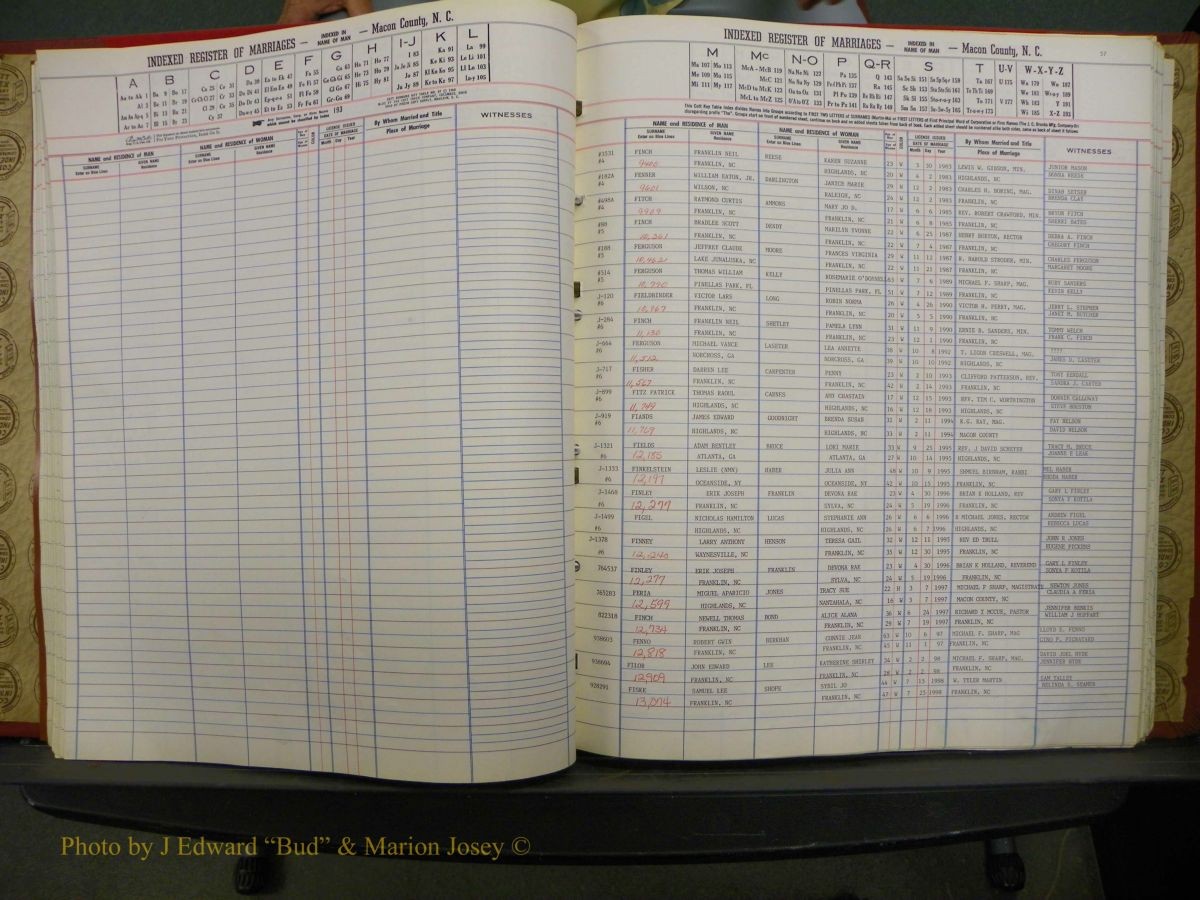 Macon Marriage Index, Male & Female 1943-1998 114.JPG
