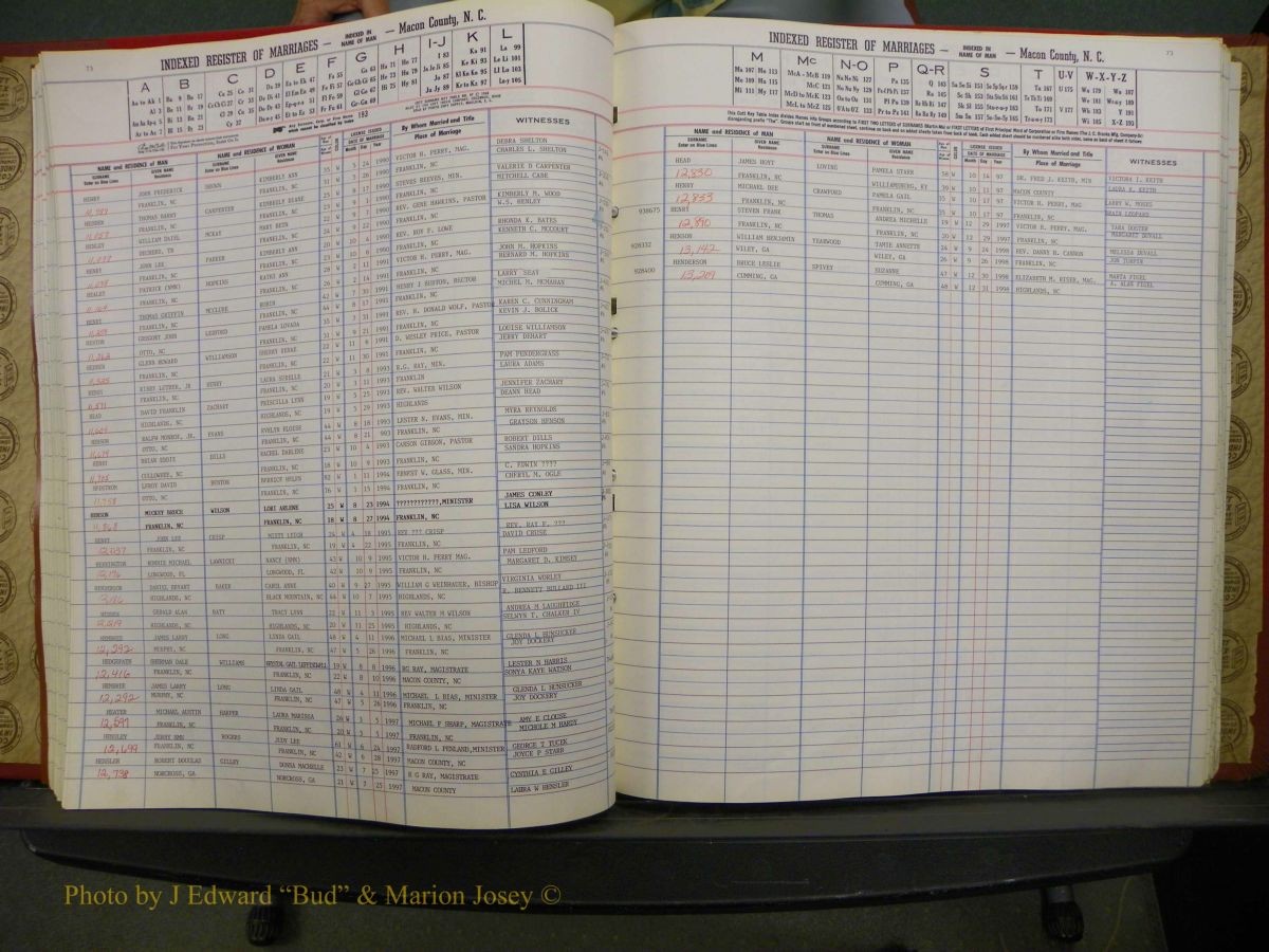 Macon Marriage Index, Male & Female 1943-1998 126.JPG