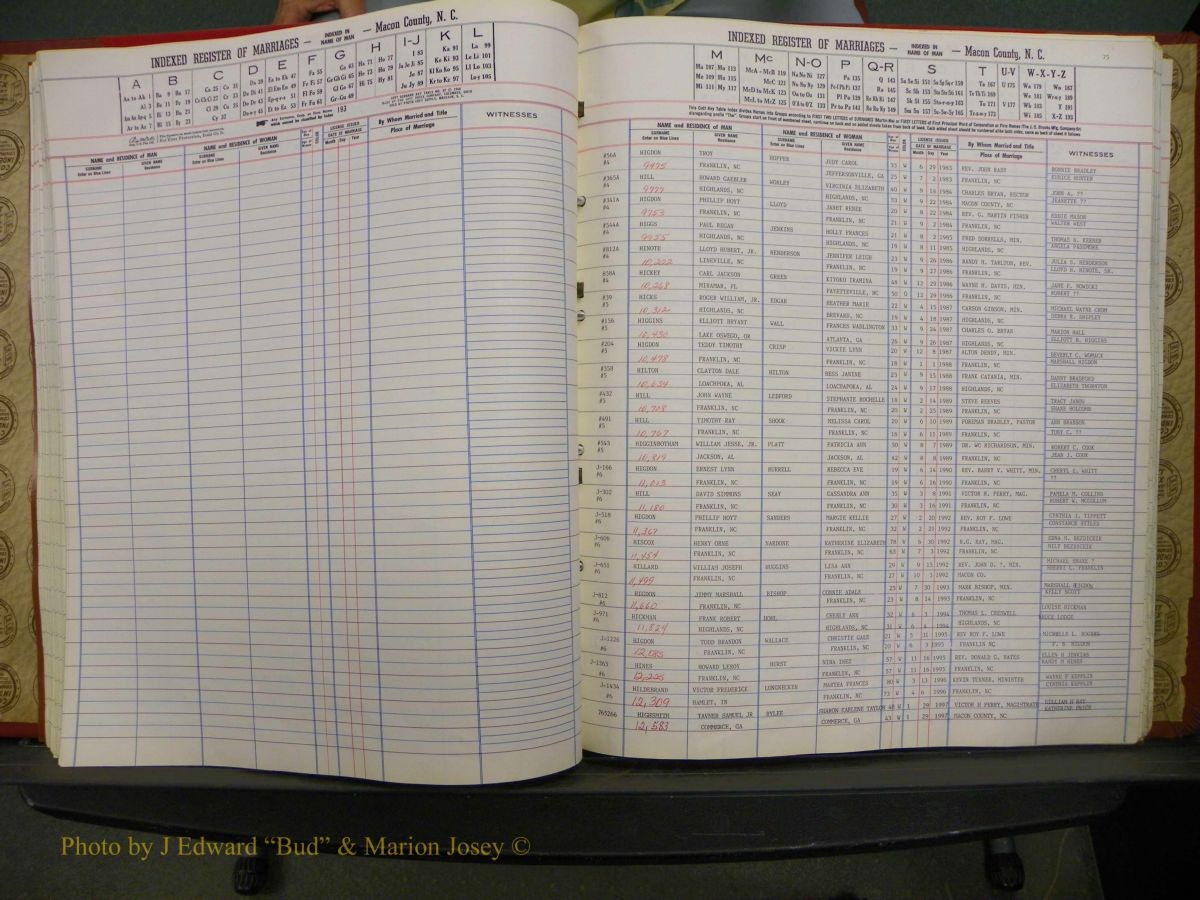 Macon Marriage Index, Male & Female 1943-1998 127.JPG