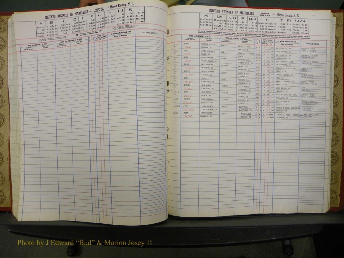 Macon Marriage Index, Male & Female 1943-1998 147.JPG
