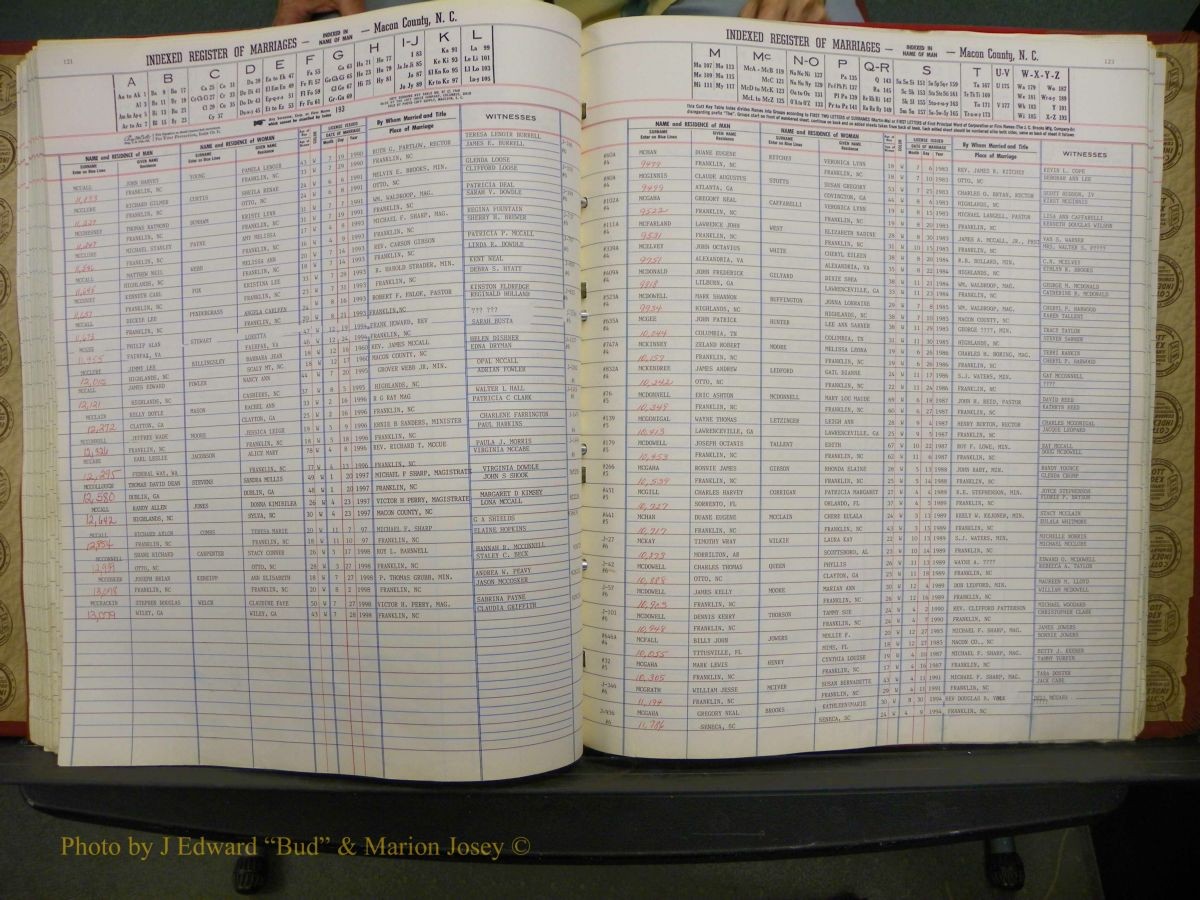 Macon Marriage Index, Male & Female 1943-1998 160.JPG