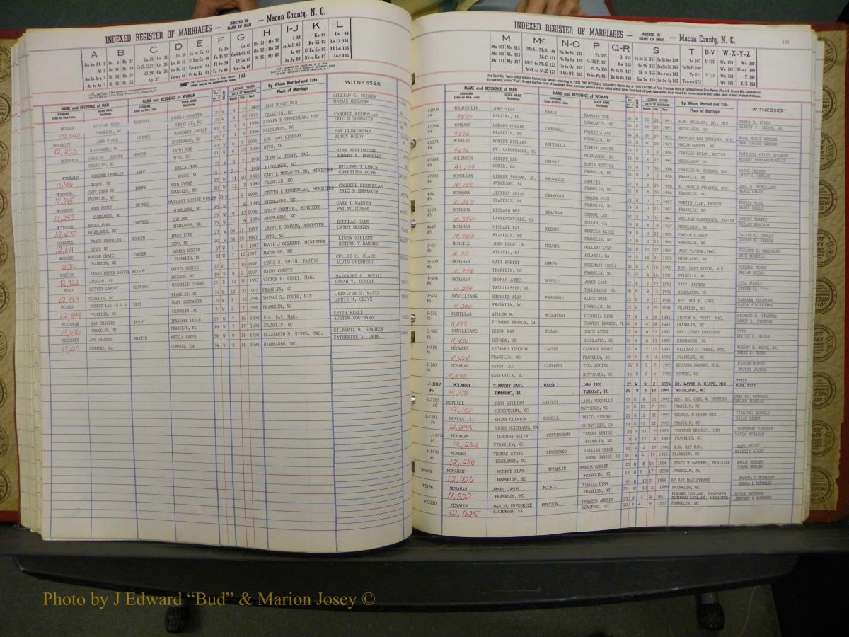 Macon Marriage Index, Male & Female 1943-1998 162.JPG
