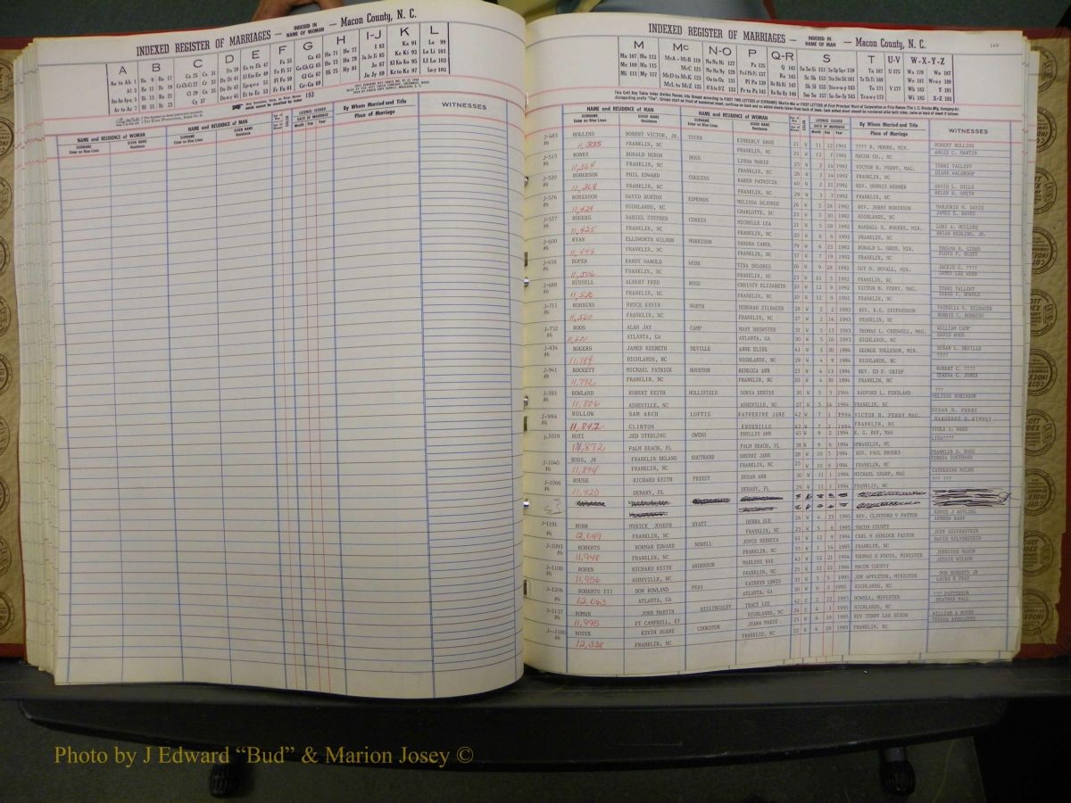 Macon Marriage Index, Male & Female 1943-1998 176.JPG