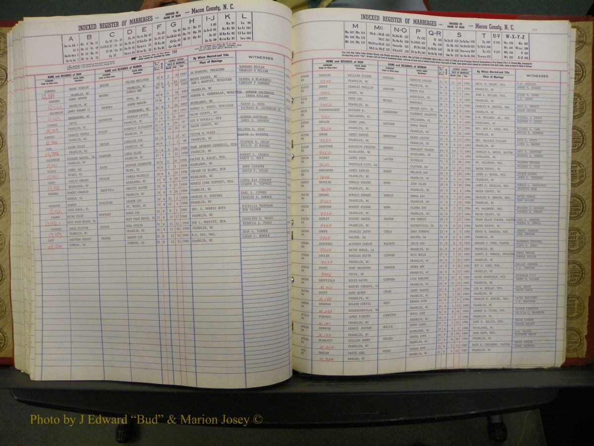 Macon Marriage Index, Male & Female 1943-1998 181.JPG