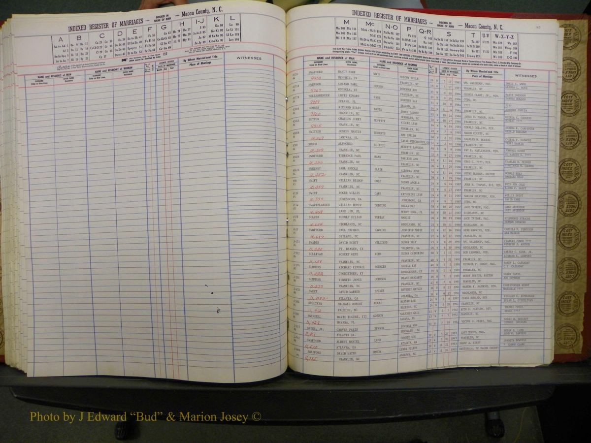 Macon Marriage Index, Male & Female 1943-1998 191.JPG