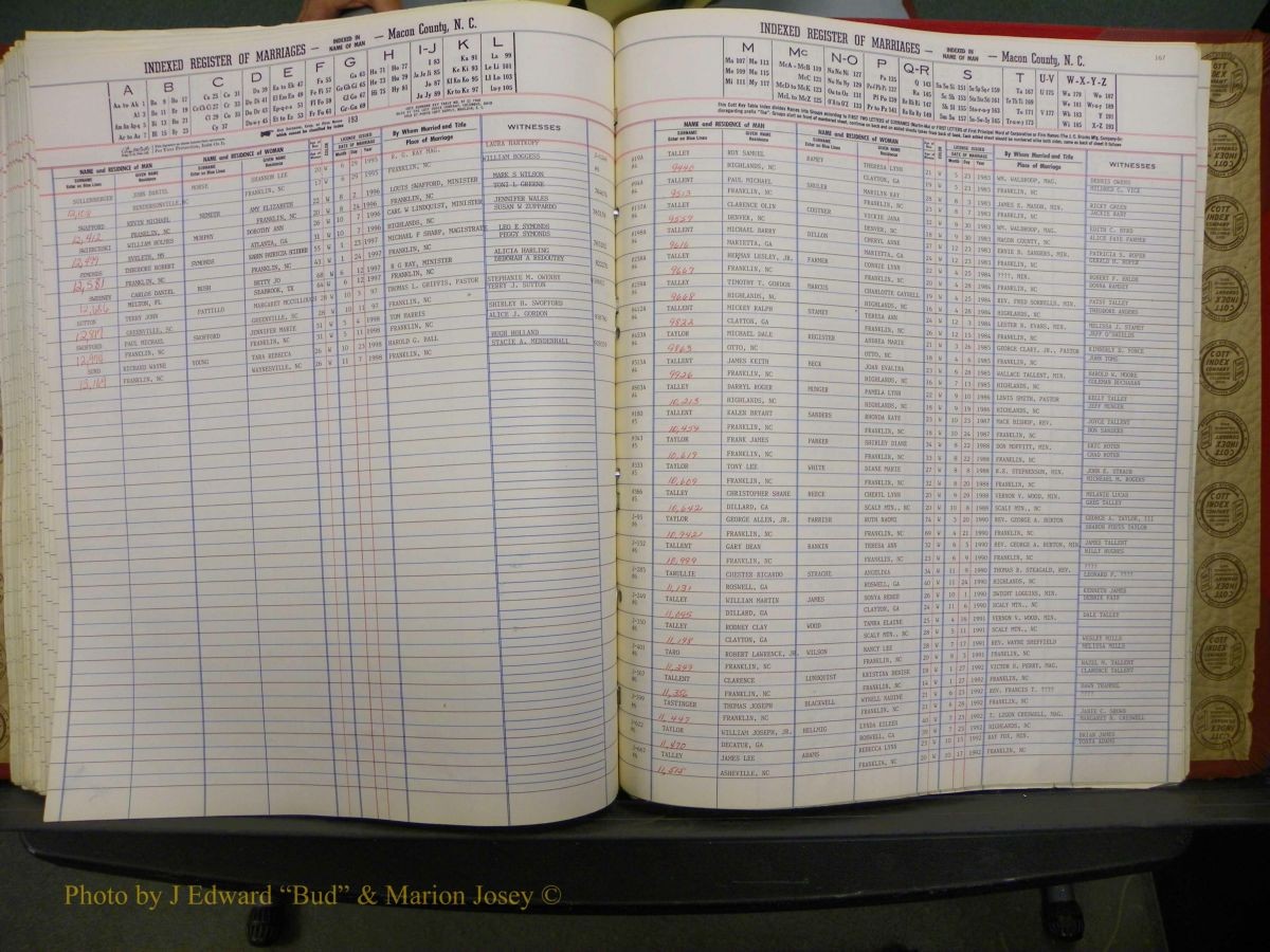 Macon Marriage Index, Male & Female 1943-1998 192.JPG