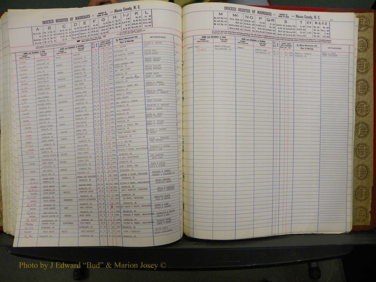 Macon Marriage Index, Male & Female 1943-1998 193.JPG