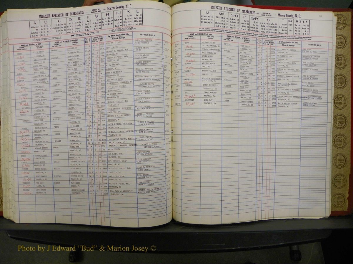 Macon Marriage Index, Male & Female 1943-1998 196.JPG