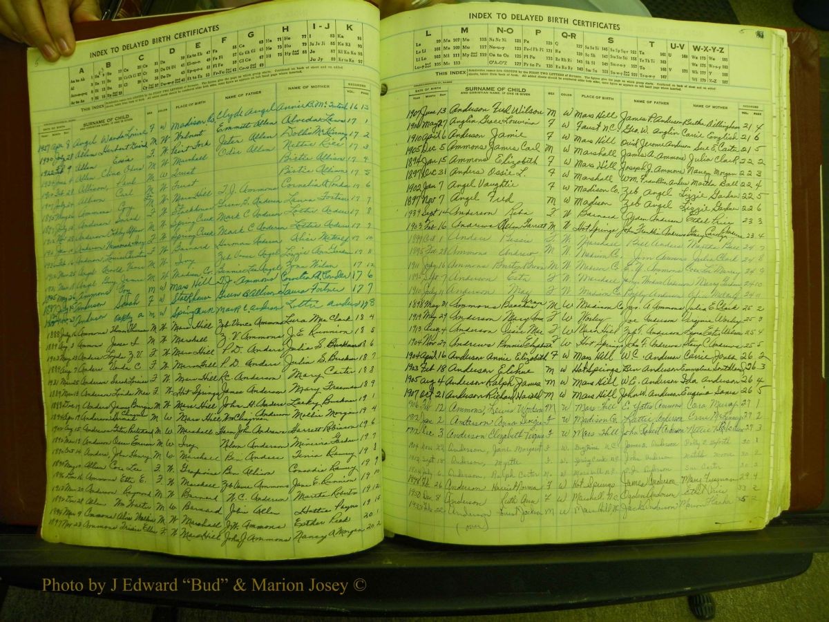 Madison Births, Delayed  + Book 1, A-K 007.JPG