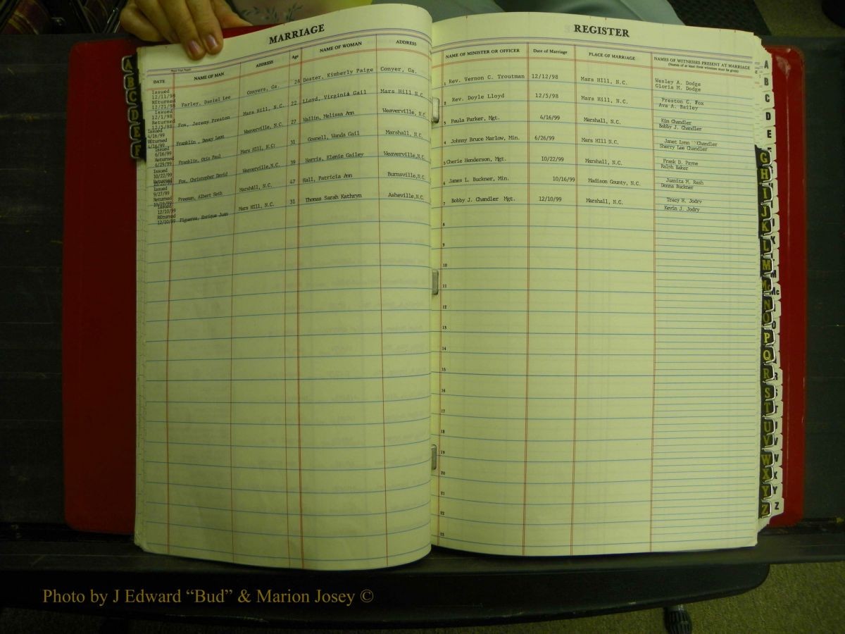 Madison Marriages, 1980-1999 240.JPG