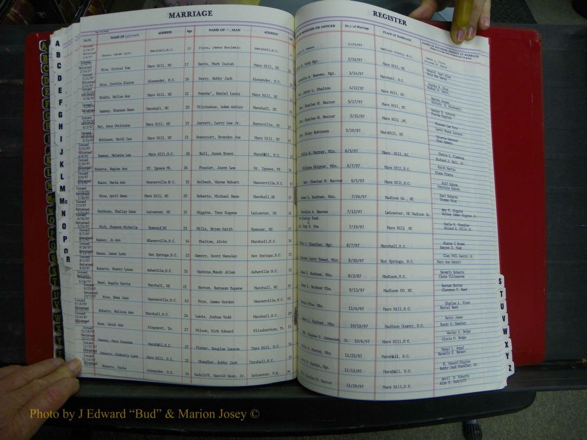 Madison Marriages, 1980-1999 300.JPG