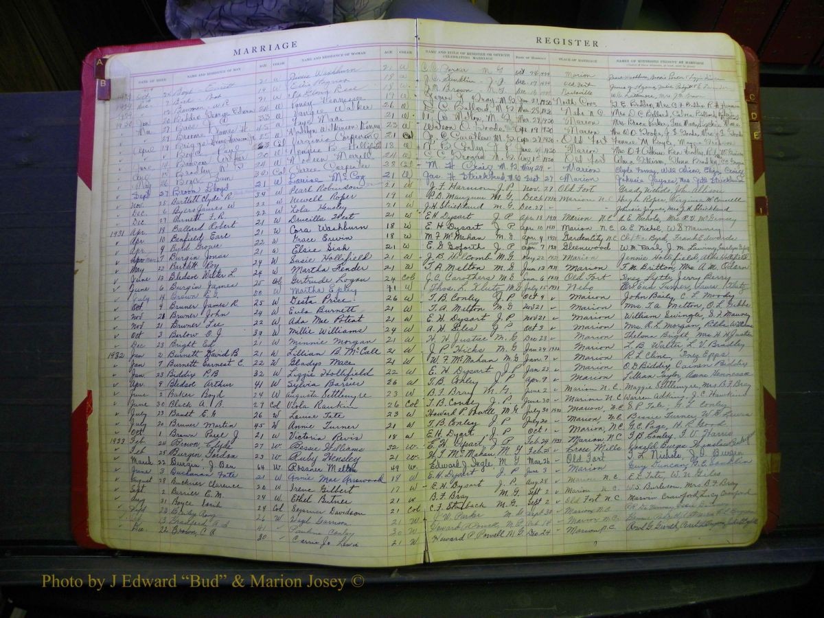 McDowell Marriages, 1930-1945 005.JPG
