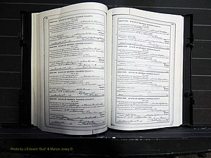 Monroe Co, GA, Marriages, Book I, 1917-1922 pg 120-121.JPG