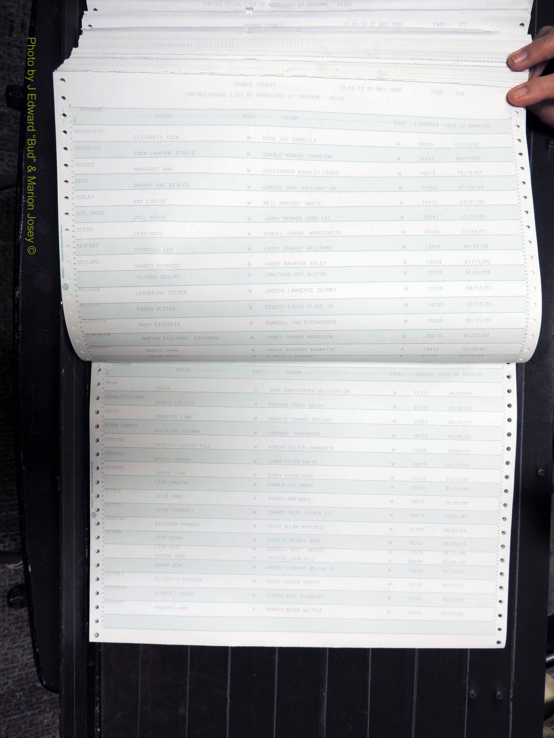 Orange Co, NC, Marriages, Female, 1978-1998 (365).JPG
