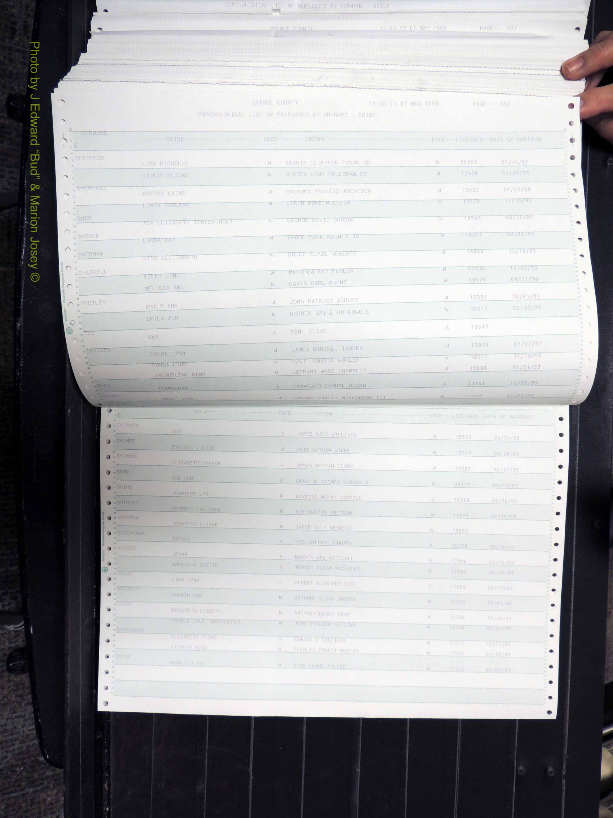 Orange Co, NC, Marriages, Female, 1978-1998 (368).JPG