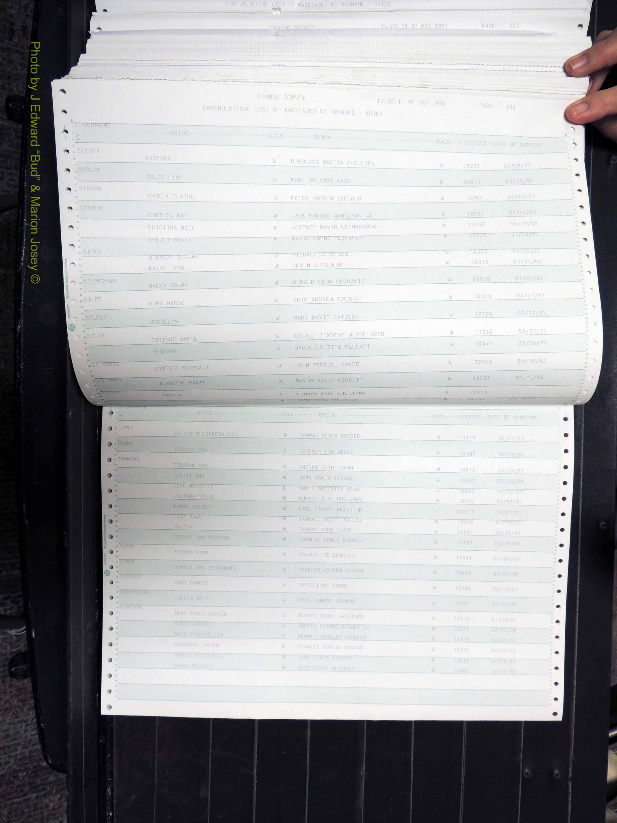 Orange Co, NC, Marriages, Female, 1978-1998 (370).JPG