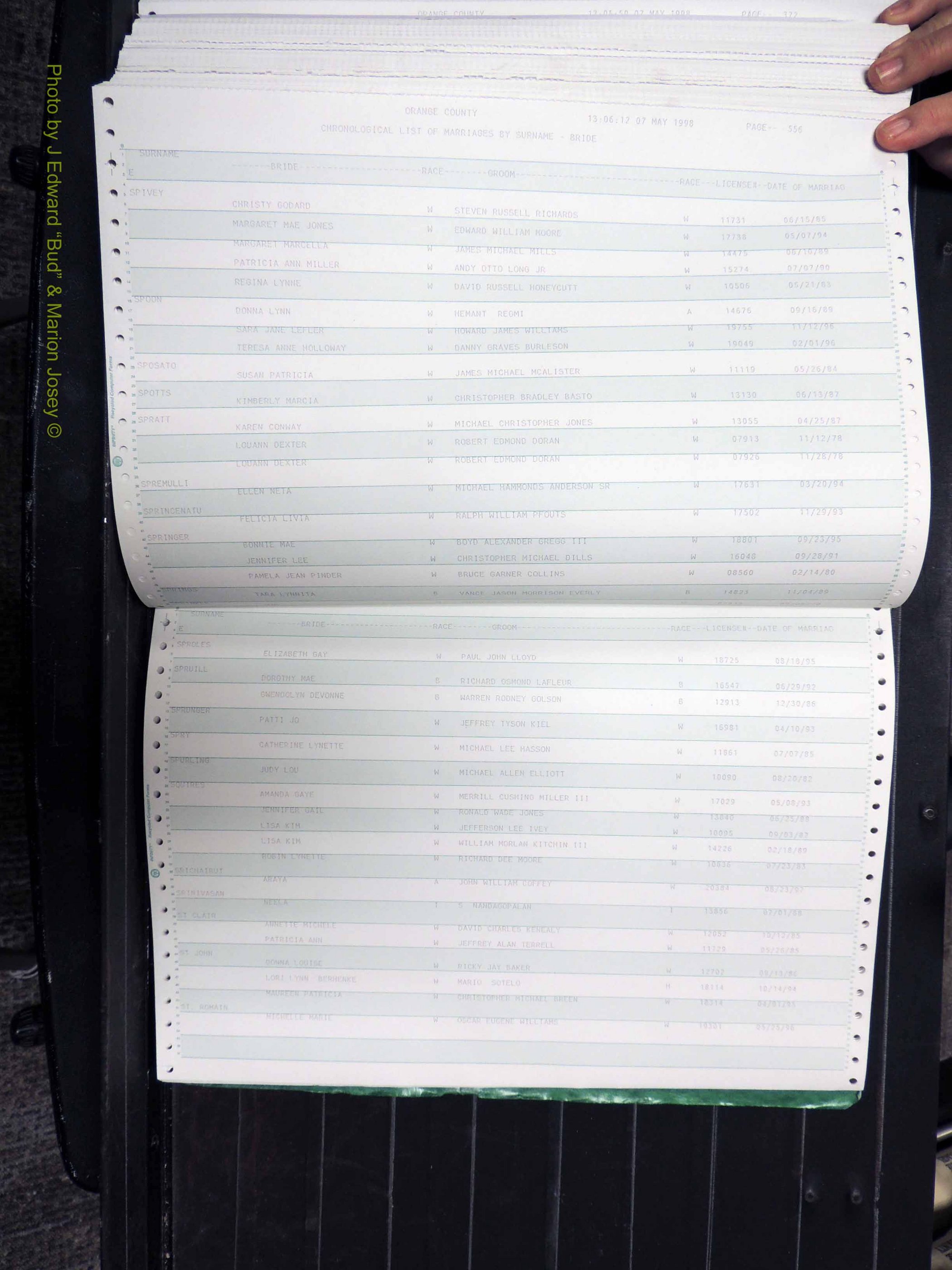 Orange Co, NC, Marriages, Female, 1978-1998 (379).JPG
