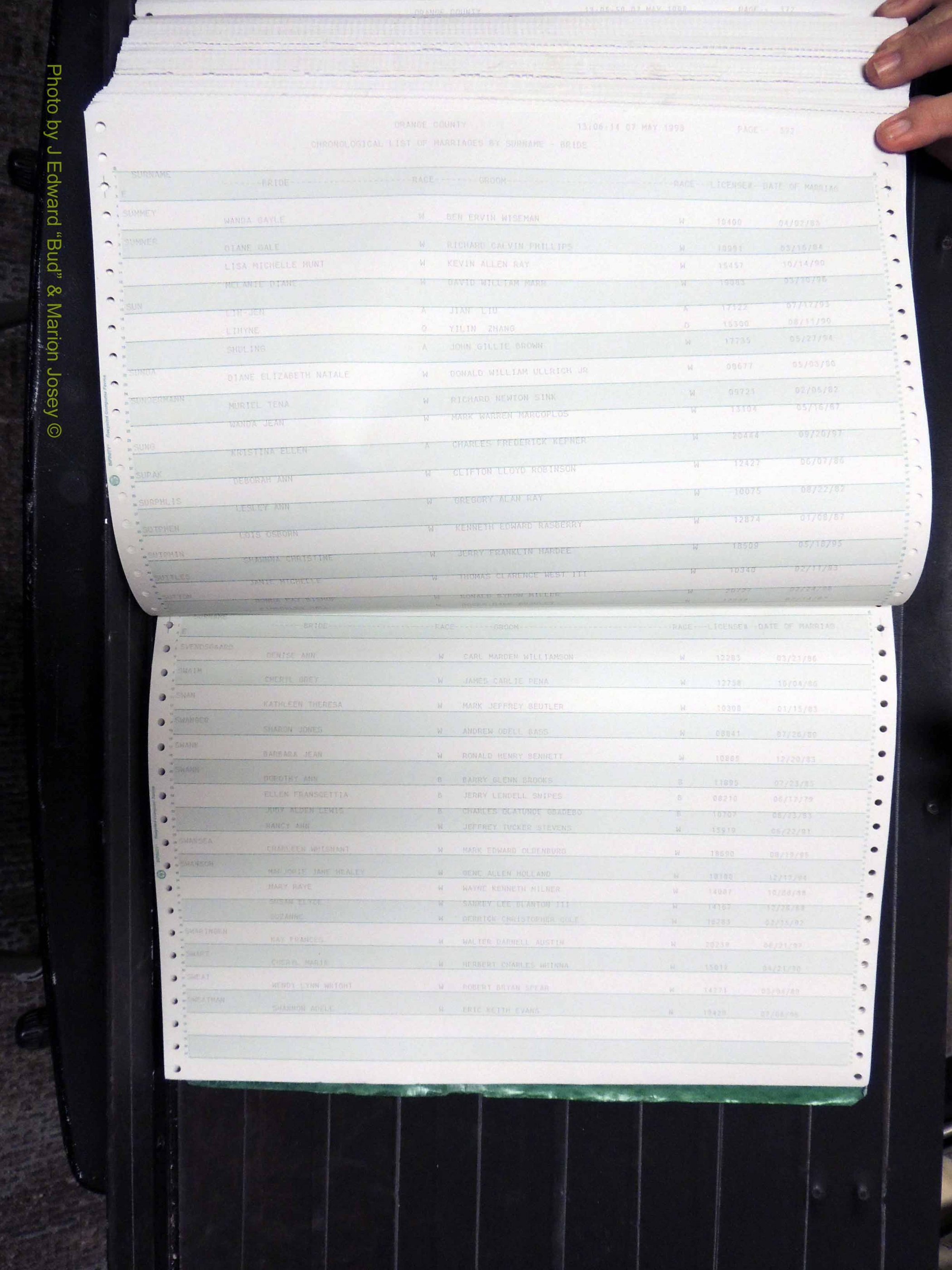 Orange Co, NC, Marriages, Female, 1978-1998 (387).JPG