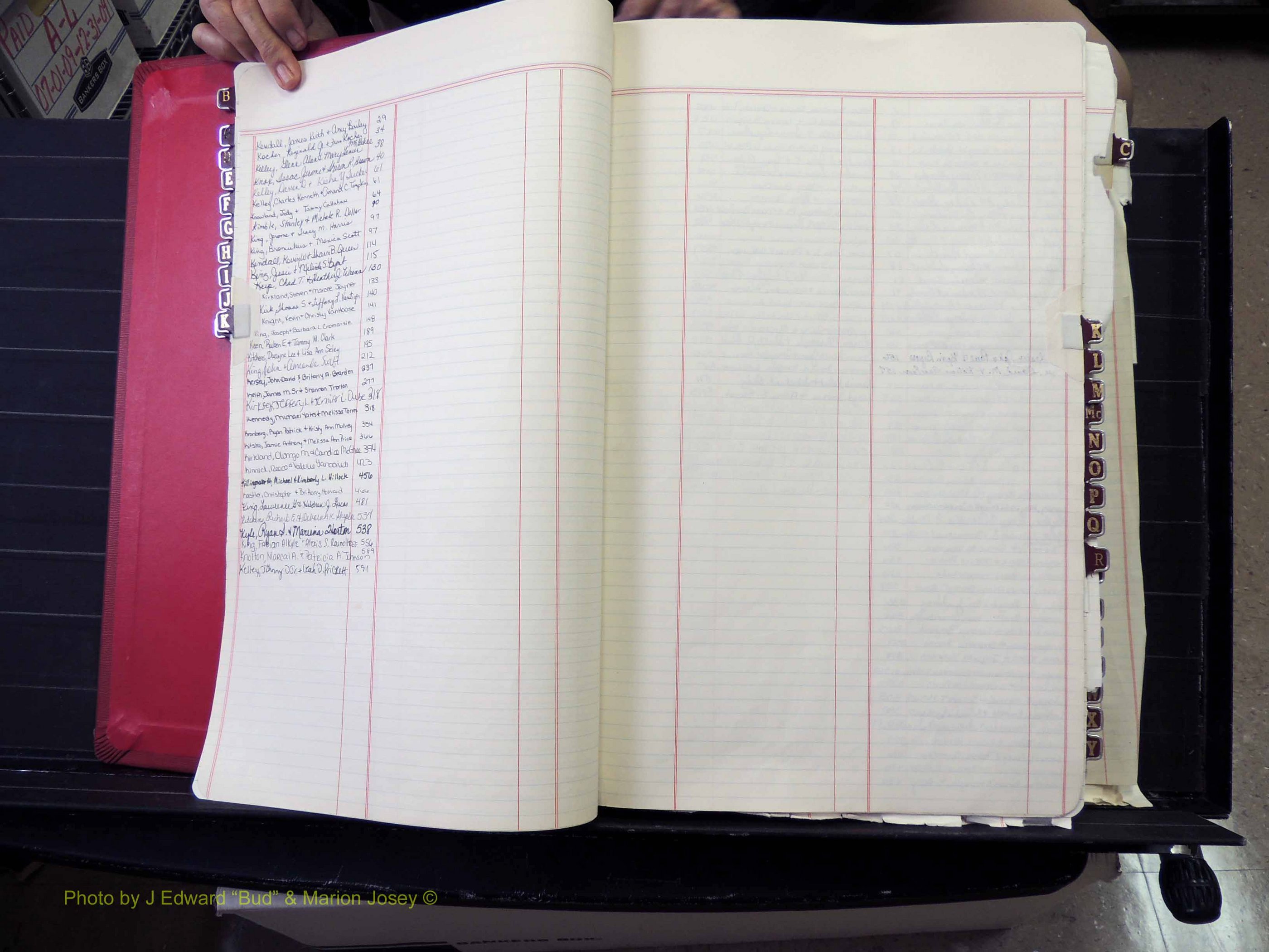 Peach Co, GA, Marriages, Book G, 1995-2007 Index K.JPG