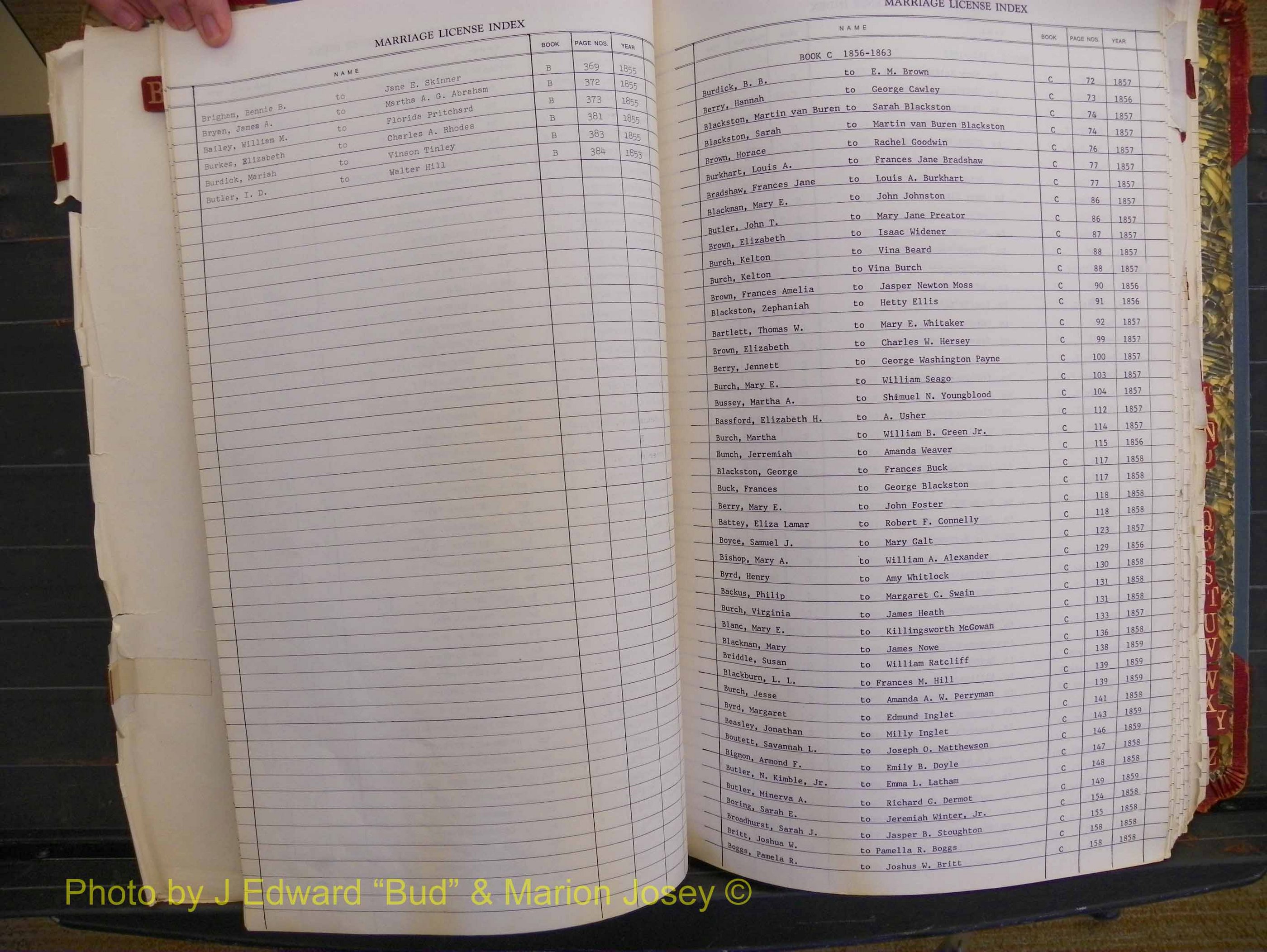 Richland Marriages 1806-1887, Index B (118).JPG