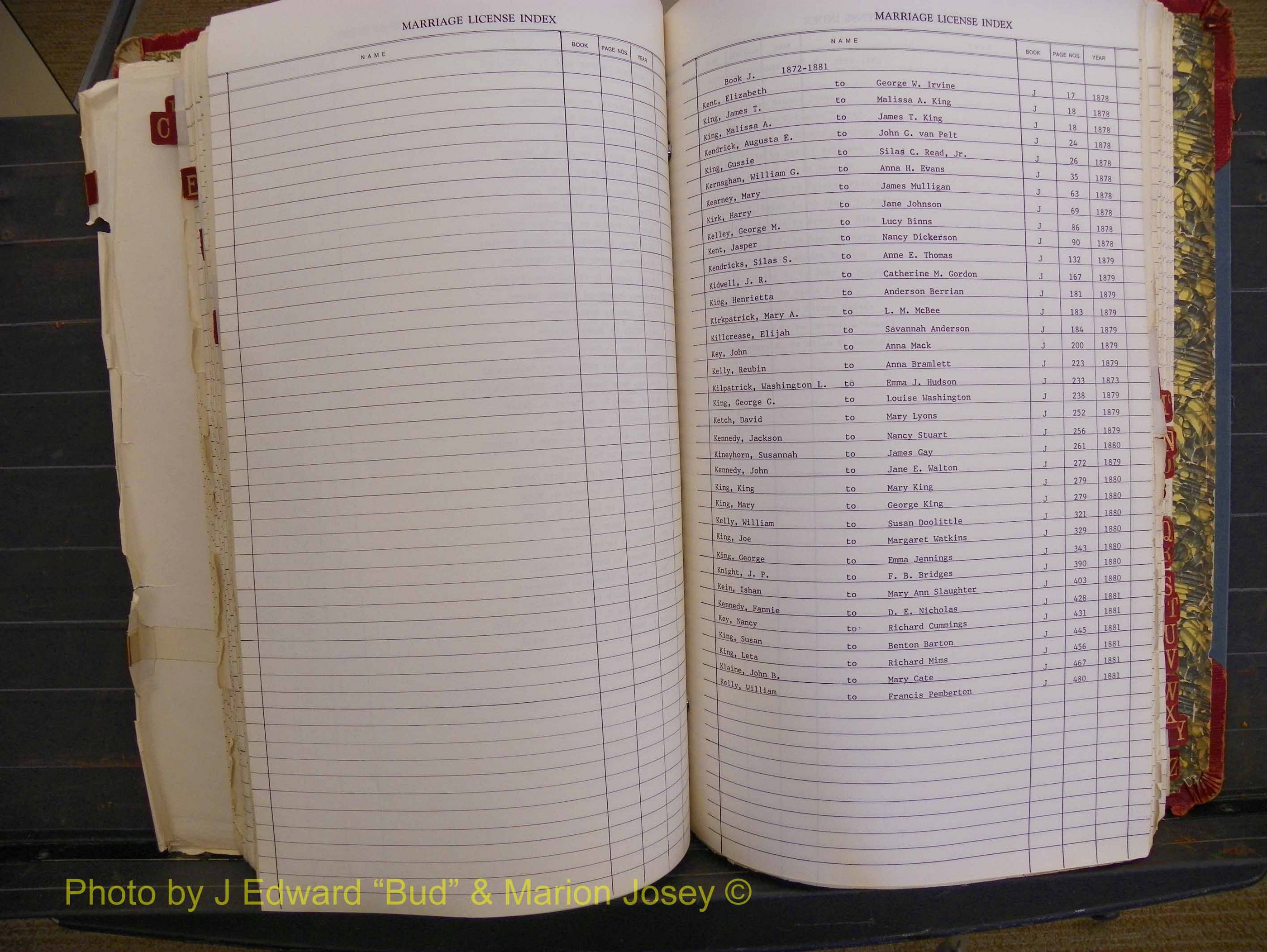 Richland Marriages 1806-1887, Index K (269).JPG