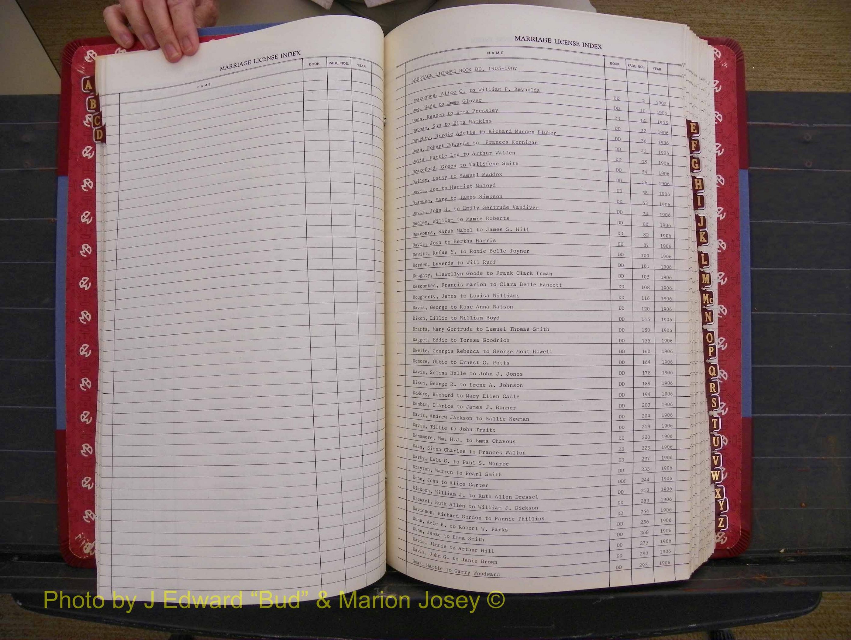 Richmond Marriages 1903-1912, Index D (145).JPG