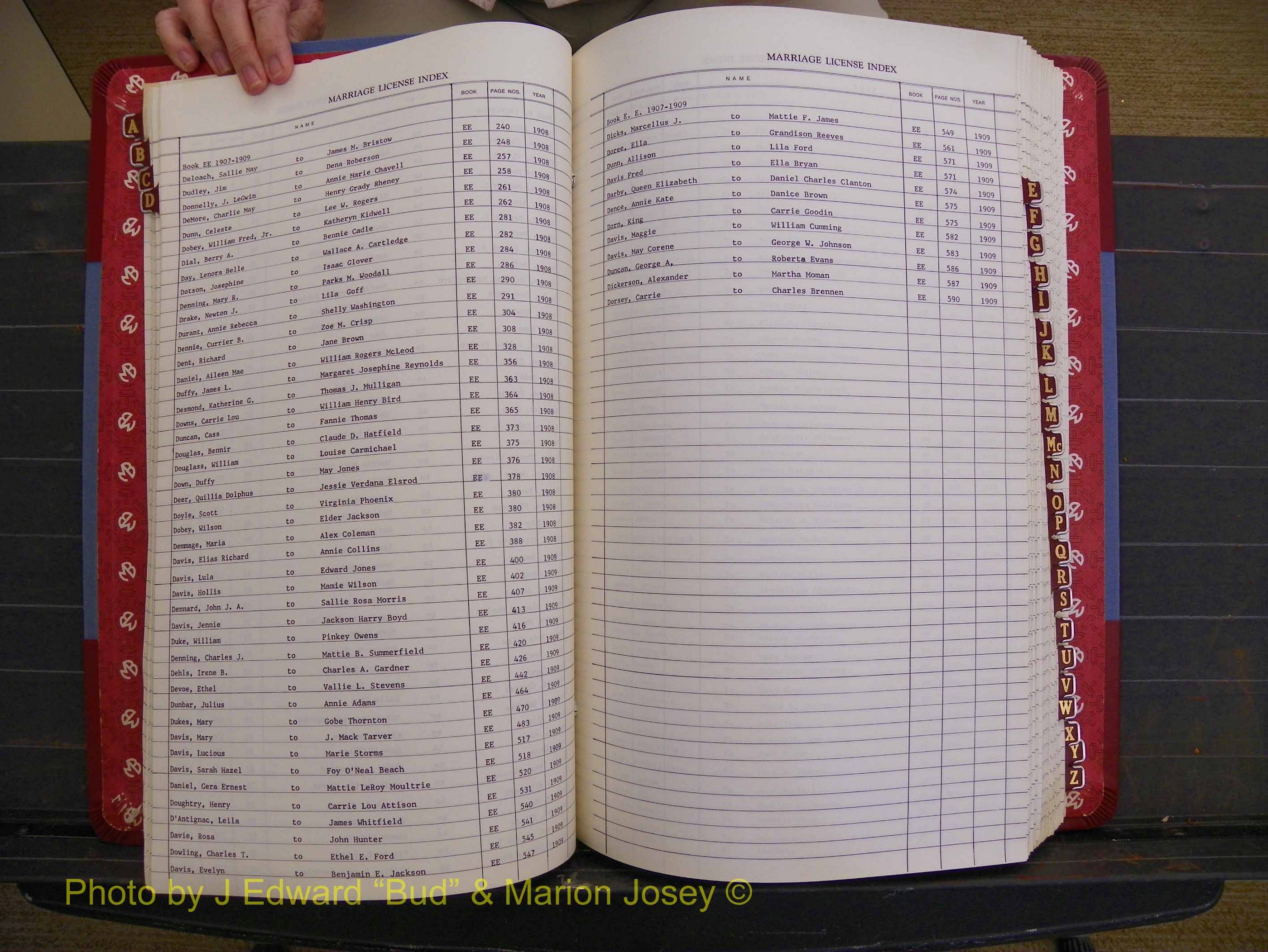 Richmond Marriages 1903-1912, Index D (148).JPG