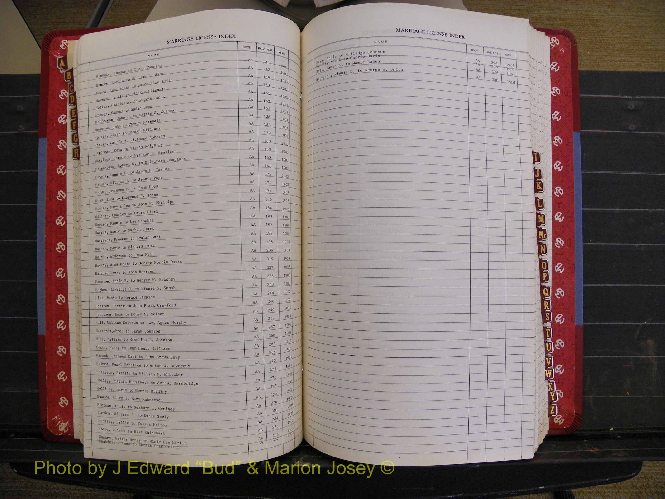 Richmond Marriages 1903-1912, Index H (180).JPG