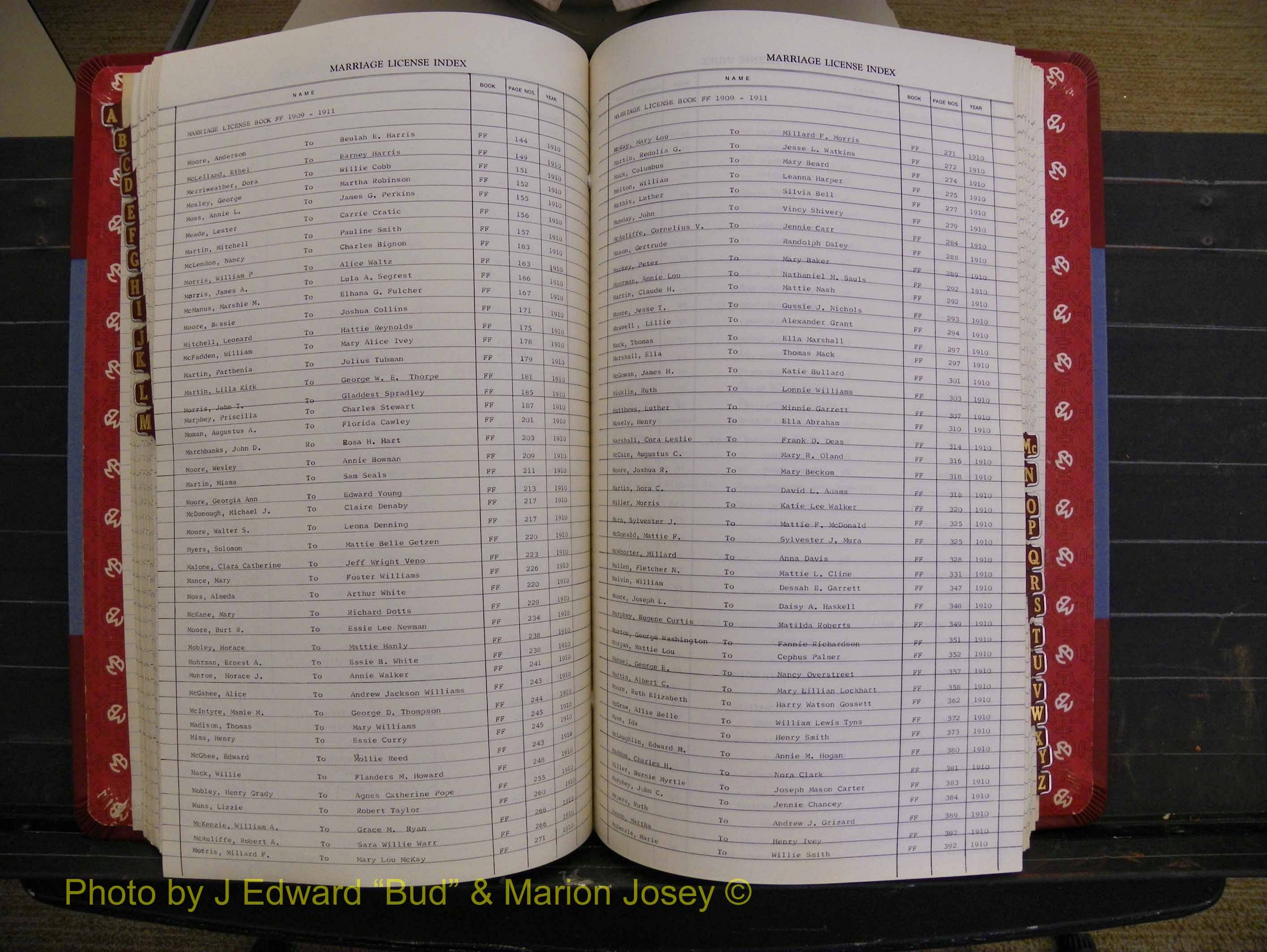 Richmond Marriages 1903-1912, Index M (239).JPG