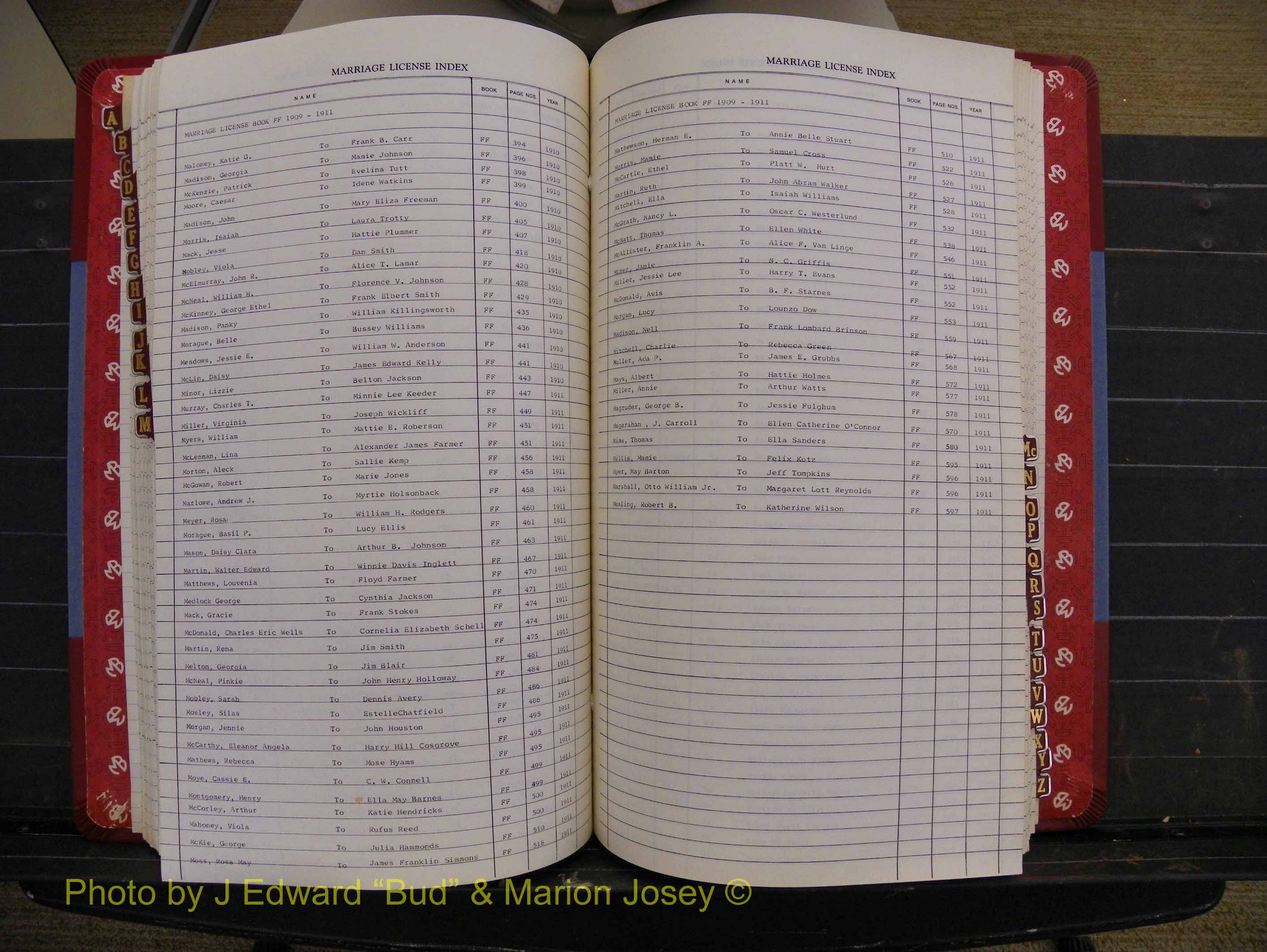Richmond Marriages 1903-1912, Index M (240).JPG