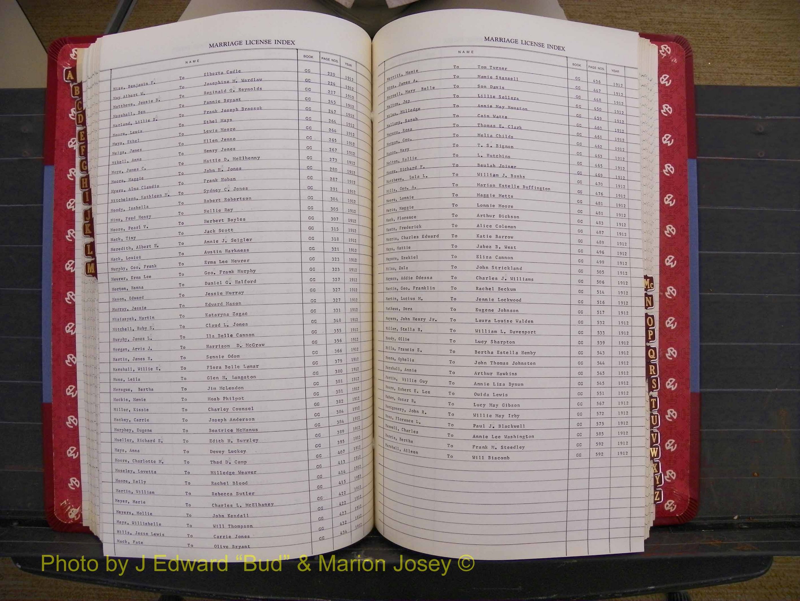 Richmond Marriages 1903-1912, Index M (242).JPG