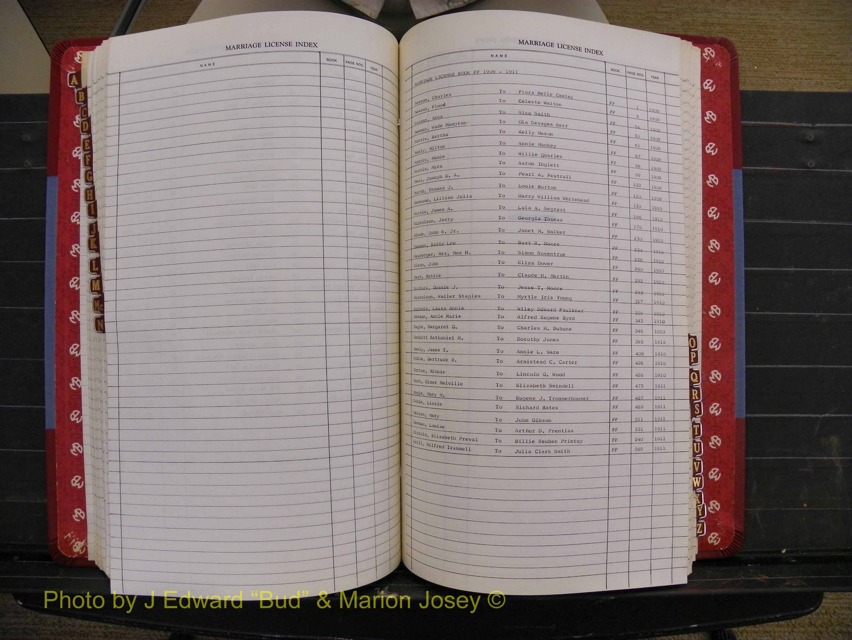Richmond Marriages 1903-1912, Index N (256).JPG